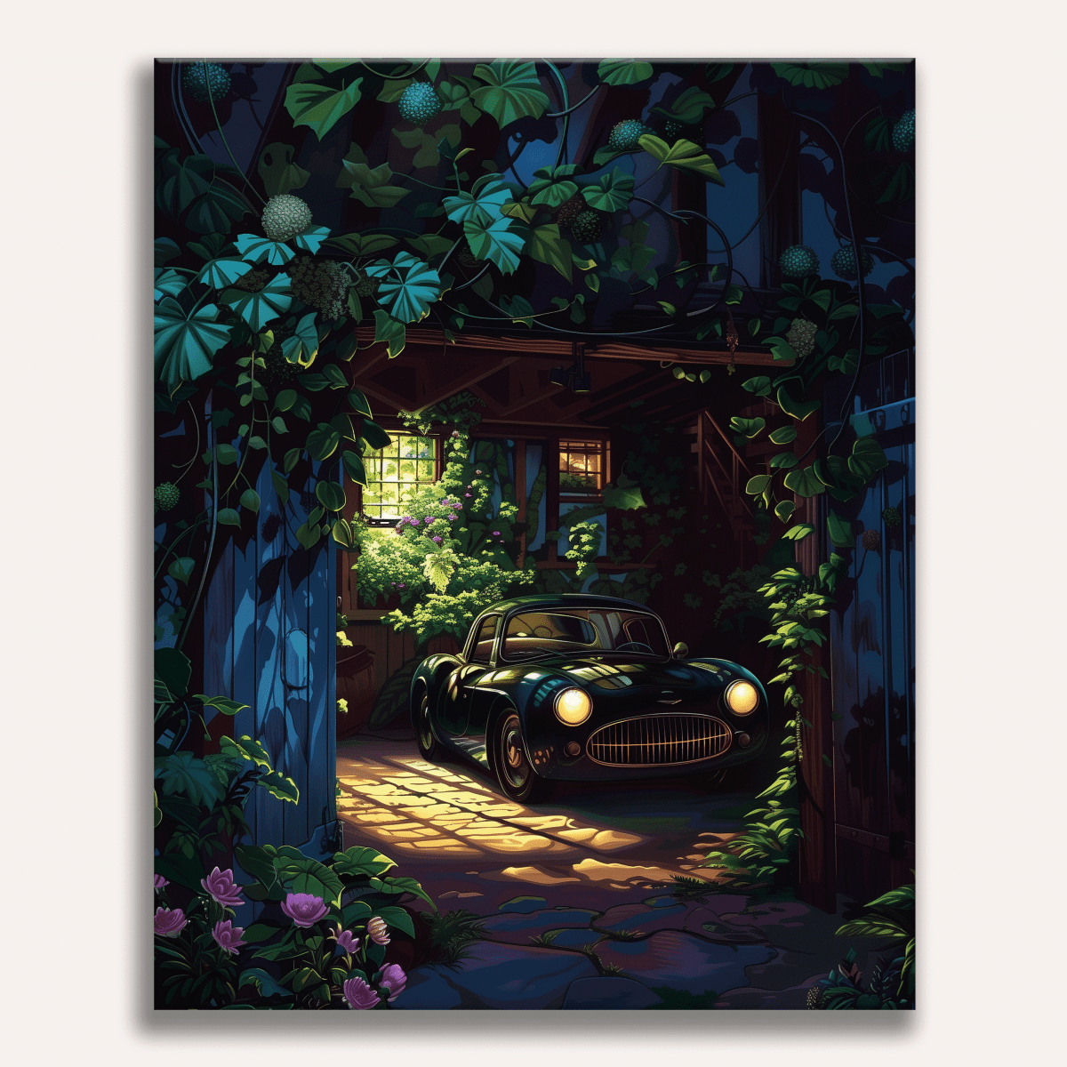 Garage Greenery - Number Artist Diamond Painting Kits