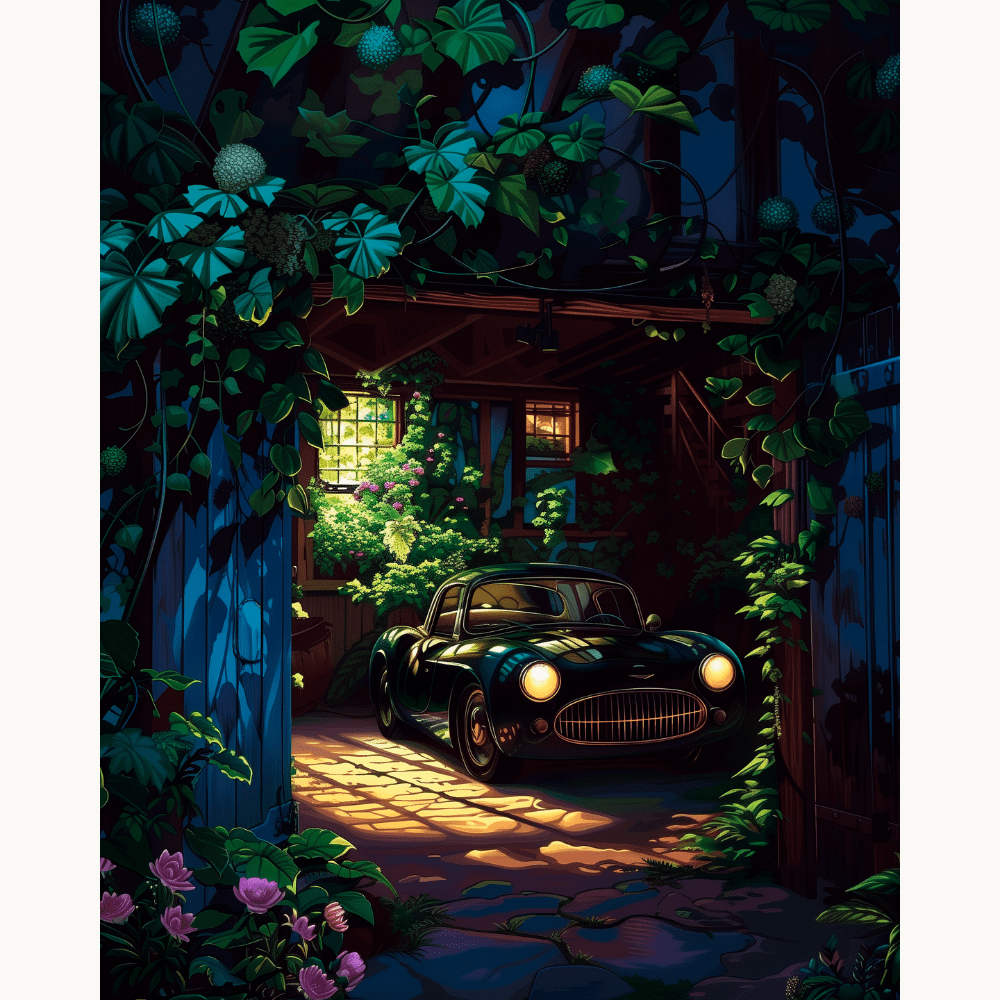 Garage Greenery - Number Artist Diamond Painting Kits