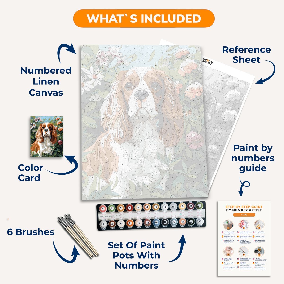 Garden Cavalier - Number Artist Diamond Painting Kits