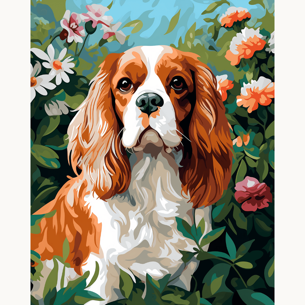 Garden Cavalier - Number Artist Diamond Painting Kits
