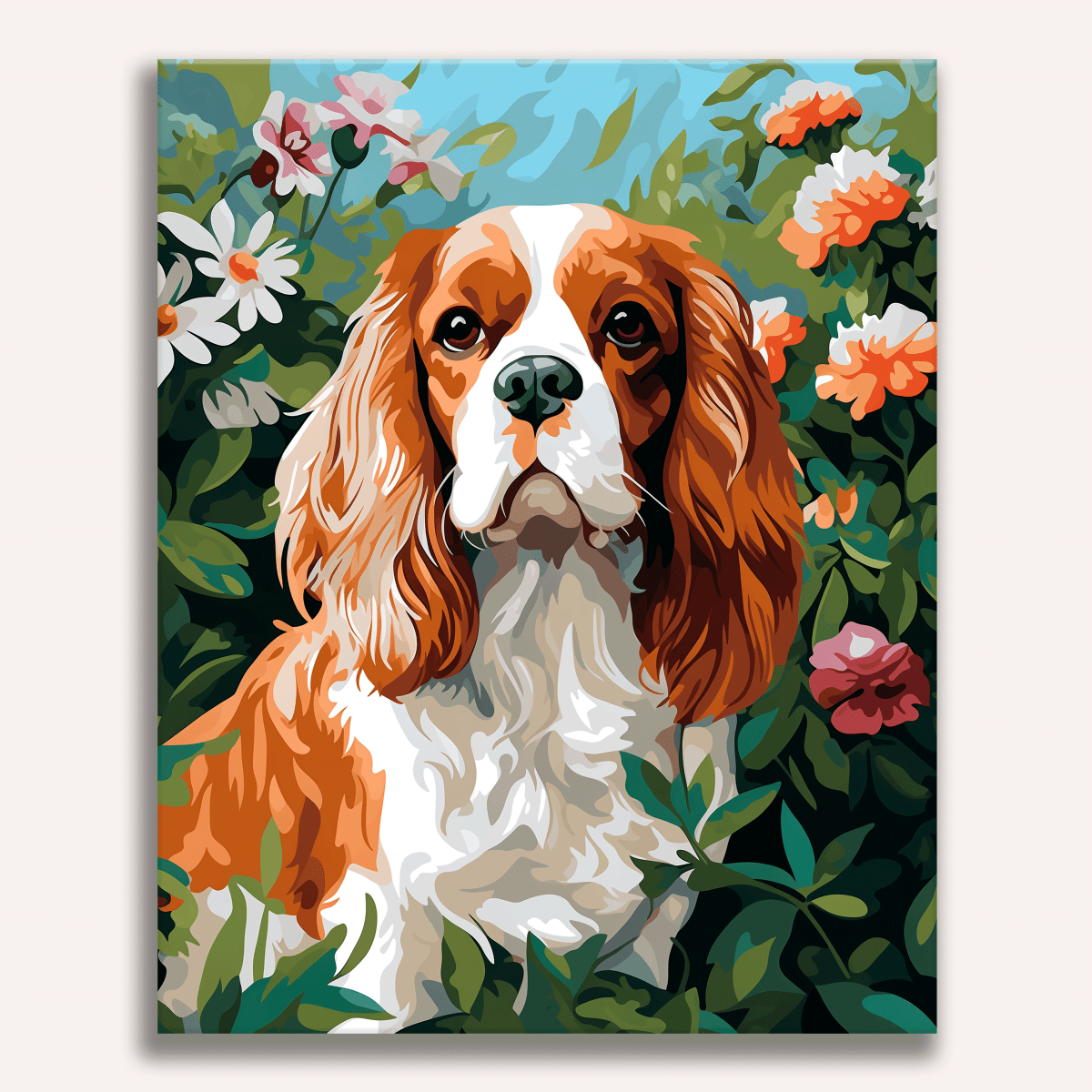 Garden Cavalier - Number Artist Diamond Painting Kits