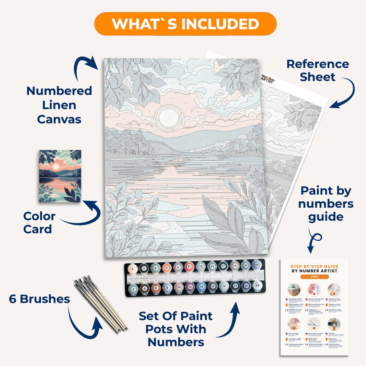 Gentle Sunrise - Number Artist Diamond Painting Kits