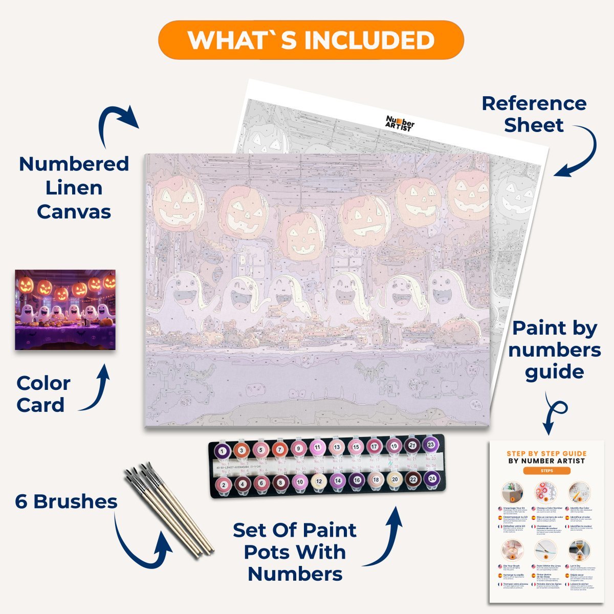 Ghost Gathering - Number Artist Diamond Painting Kits