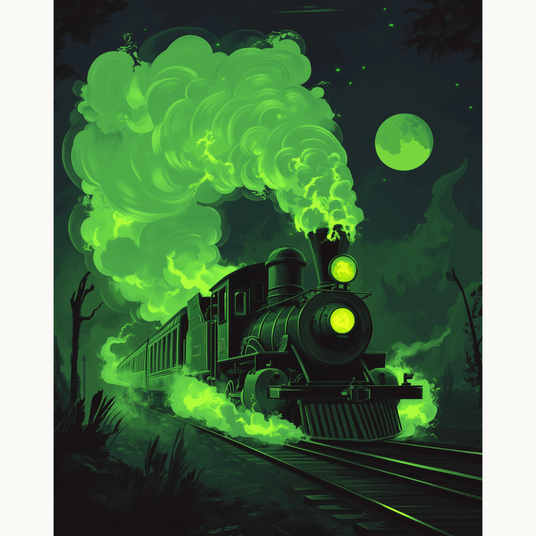 Ghost Train - Number Artist Diamond Painting Kits