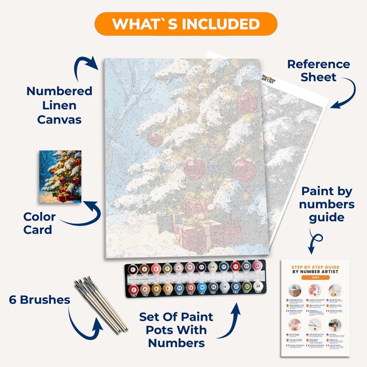 Gifts & Glow - Number Artist Paint By Numbers Kits