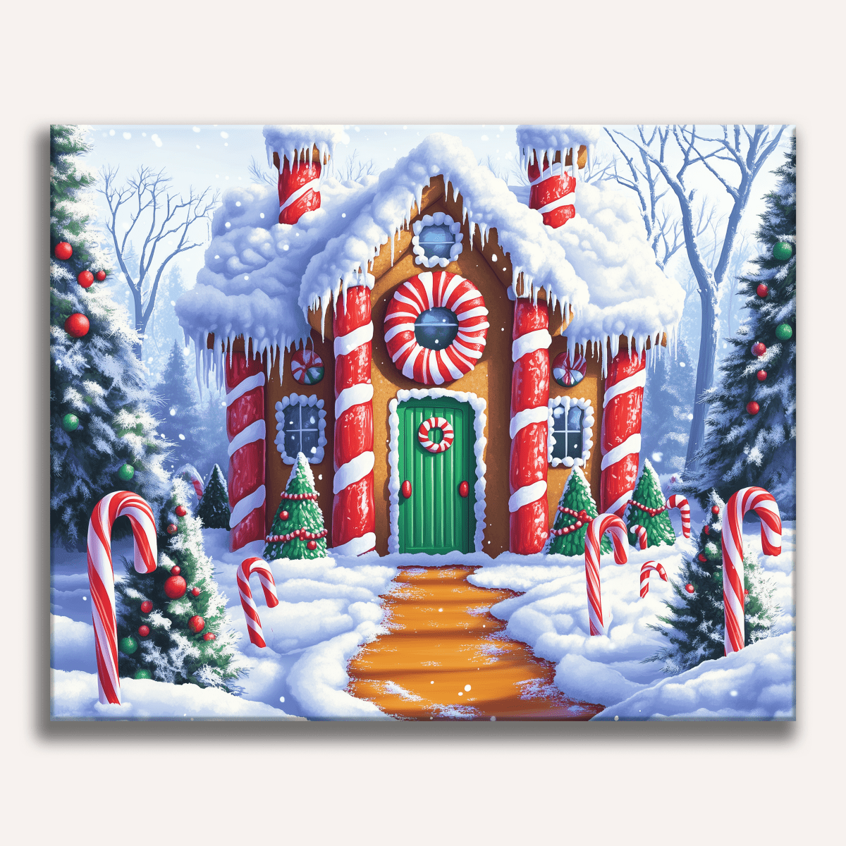 Gingerbread Cottage - Number Artist Diamond Painting Kits