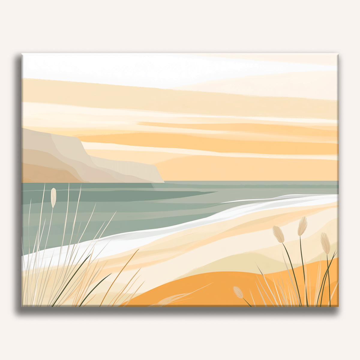 Golden Beach - Number Artist Diamond Painting Kits