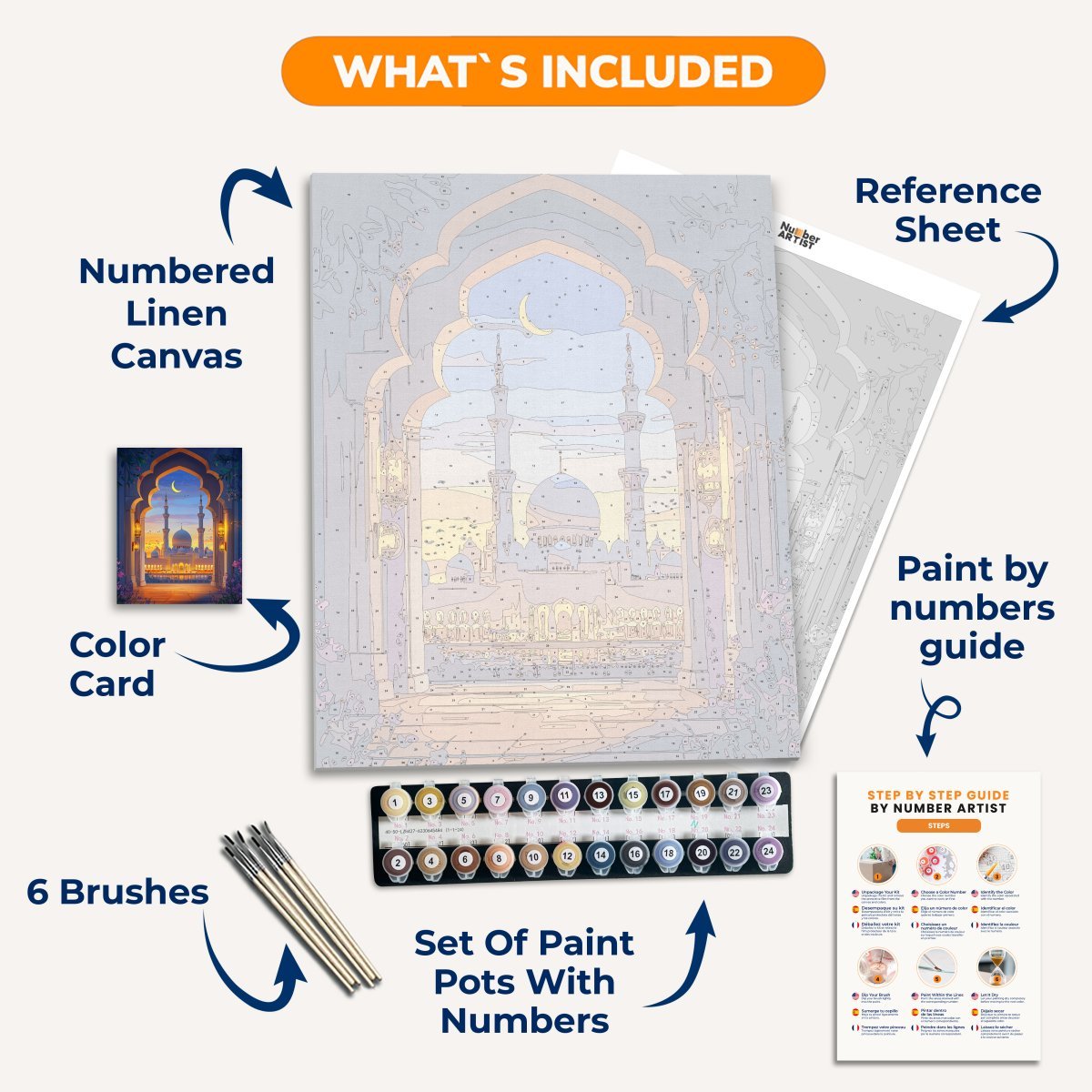 Grand Pagoda - Number Artist Diamond Painting Kits