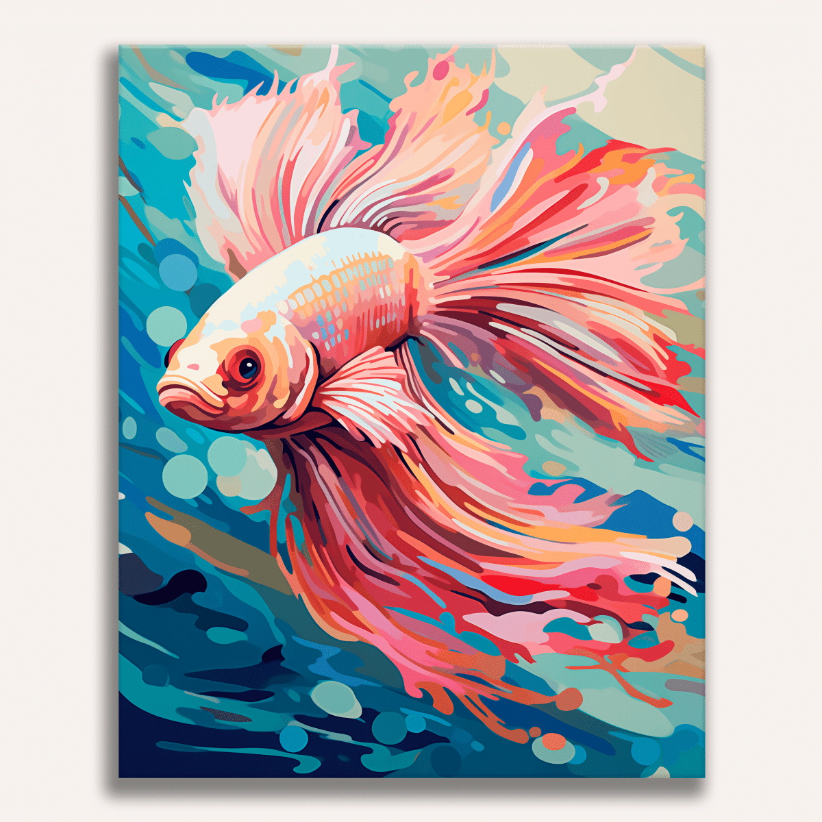 Grandiose Betta Fish - Number Artist Diamond Painting Kits