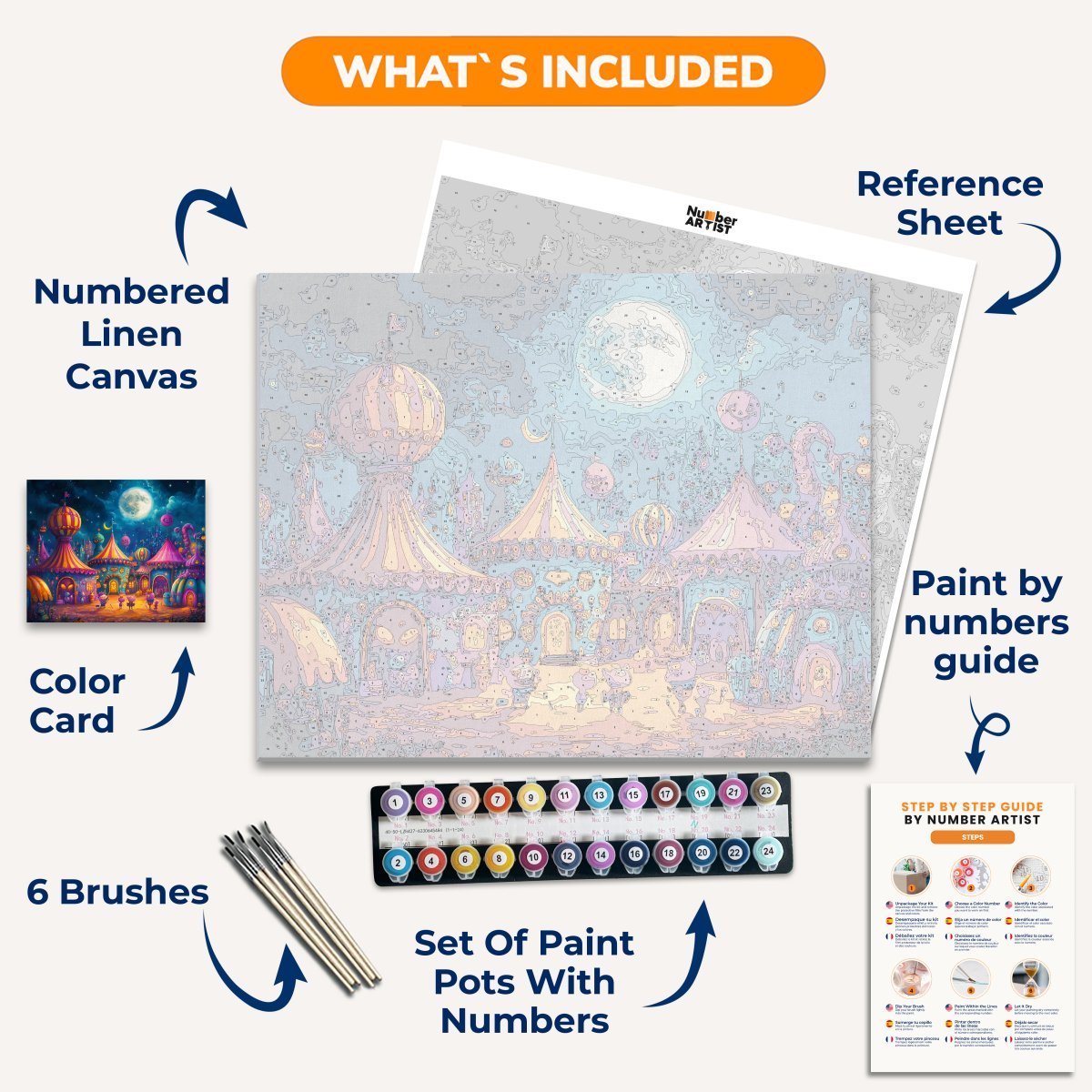 Halloween Fair - Number Artist Diamond Painting Kits