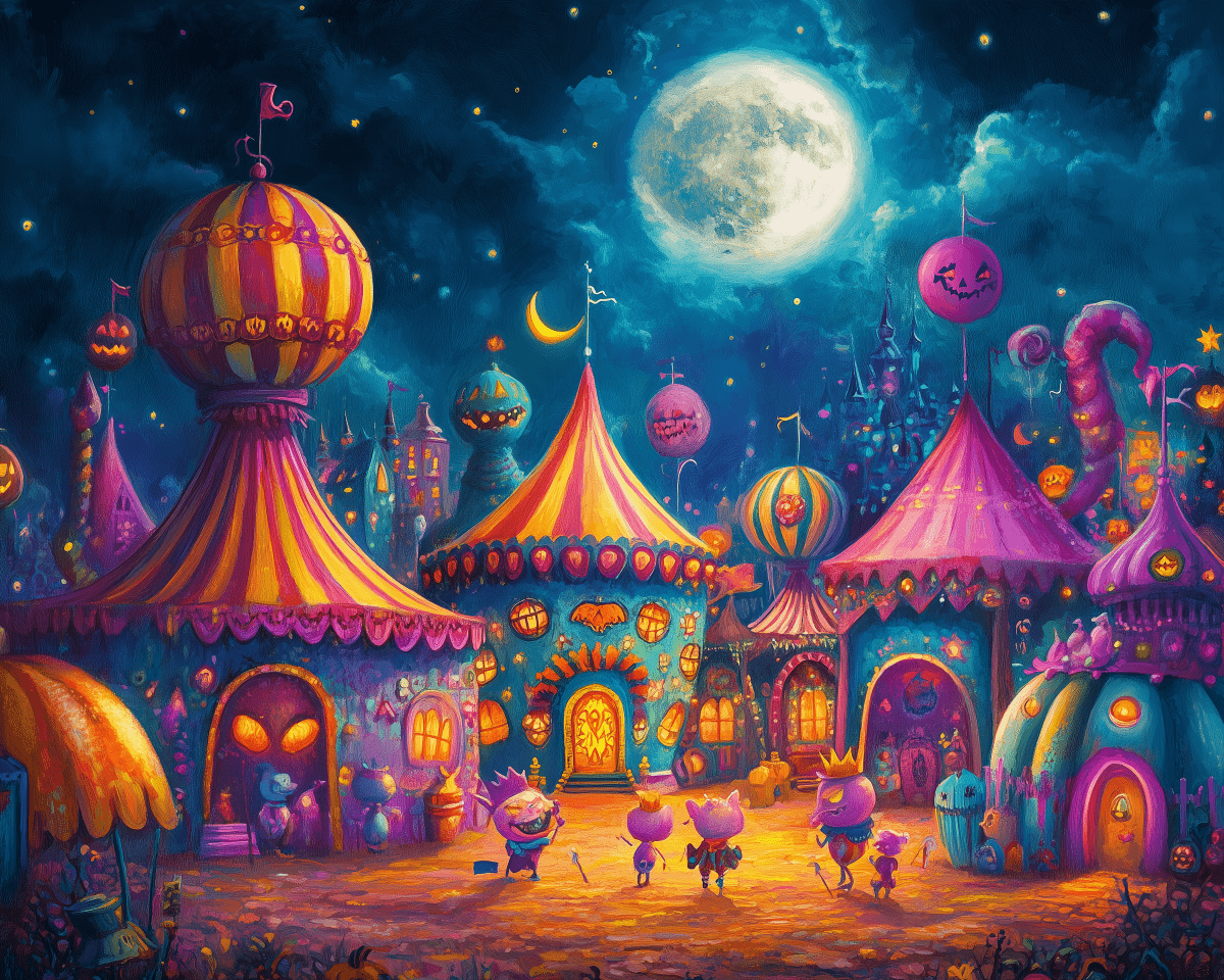 Halloween Fair - Number Artist Diamond Painting Kits