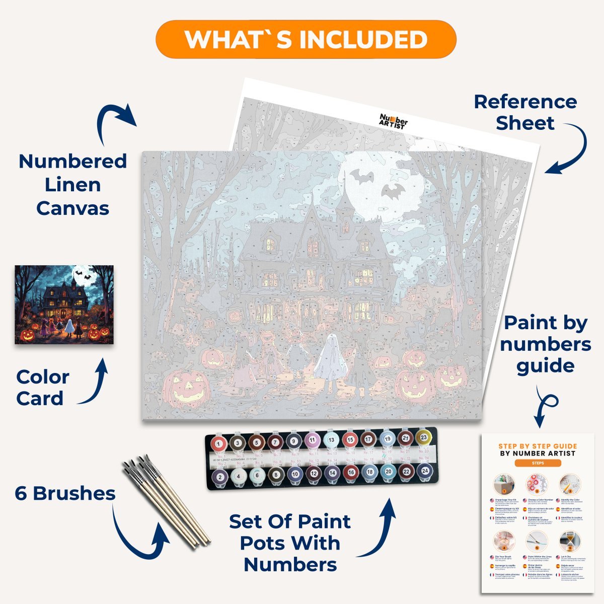 Halloween Night - Number Artist Diamond Painting Kits