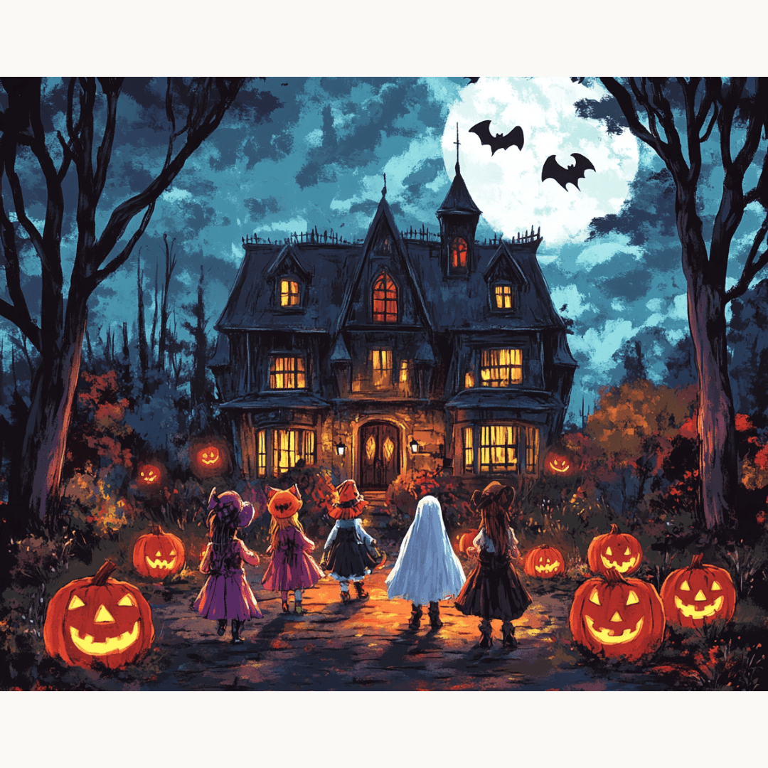 Halloween Night - Number Artist Diamond Painting Kits