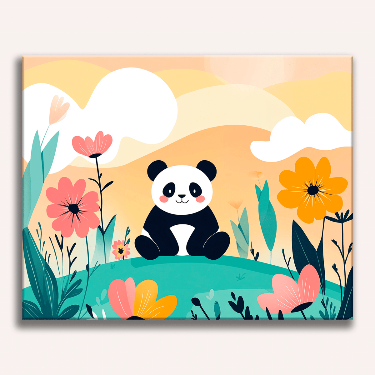 Happy Panda - Number Artist Diamond Painting Kits