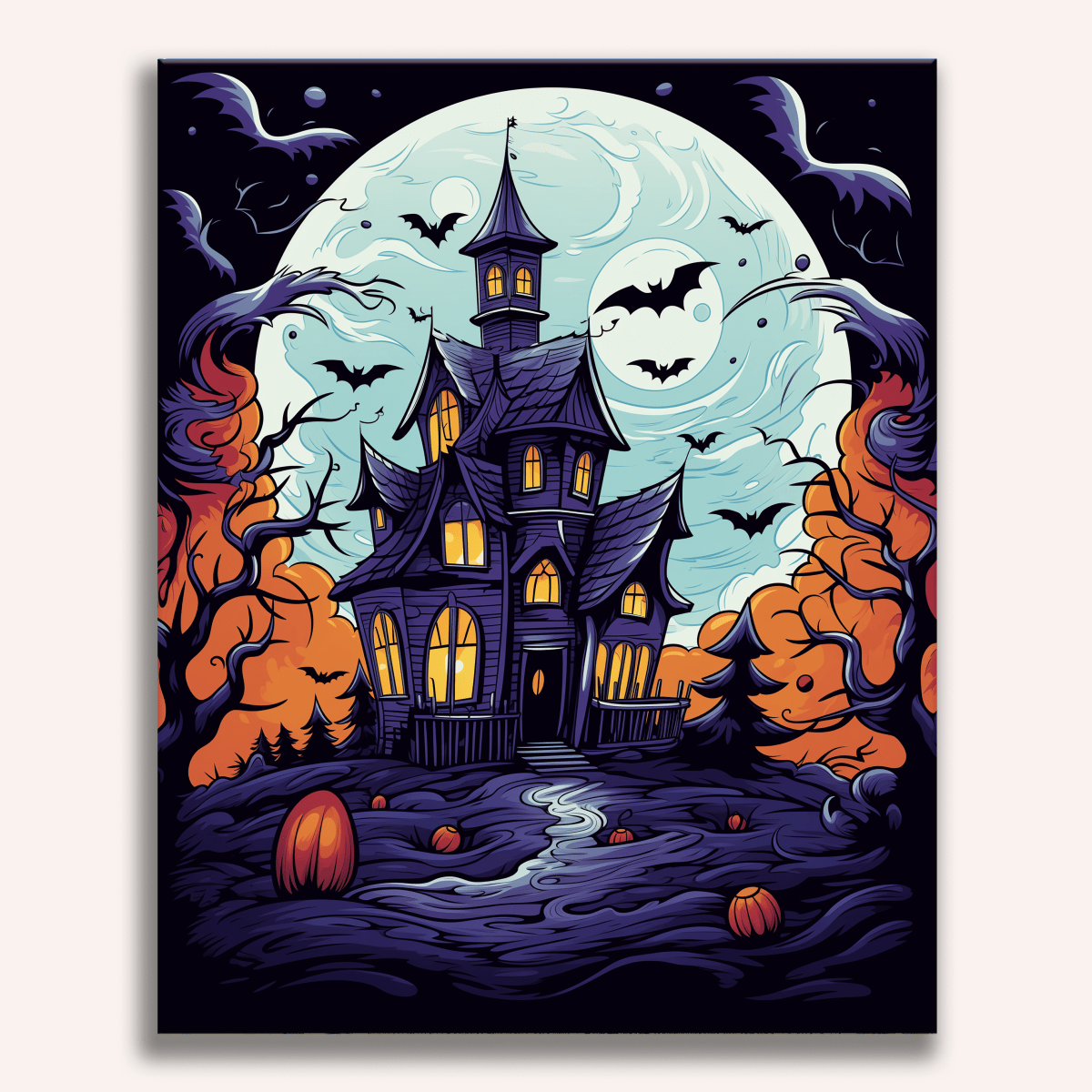 Haunted Mansion - Number Artist Diamond Painting Kits