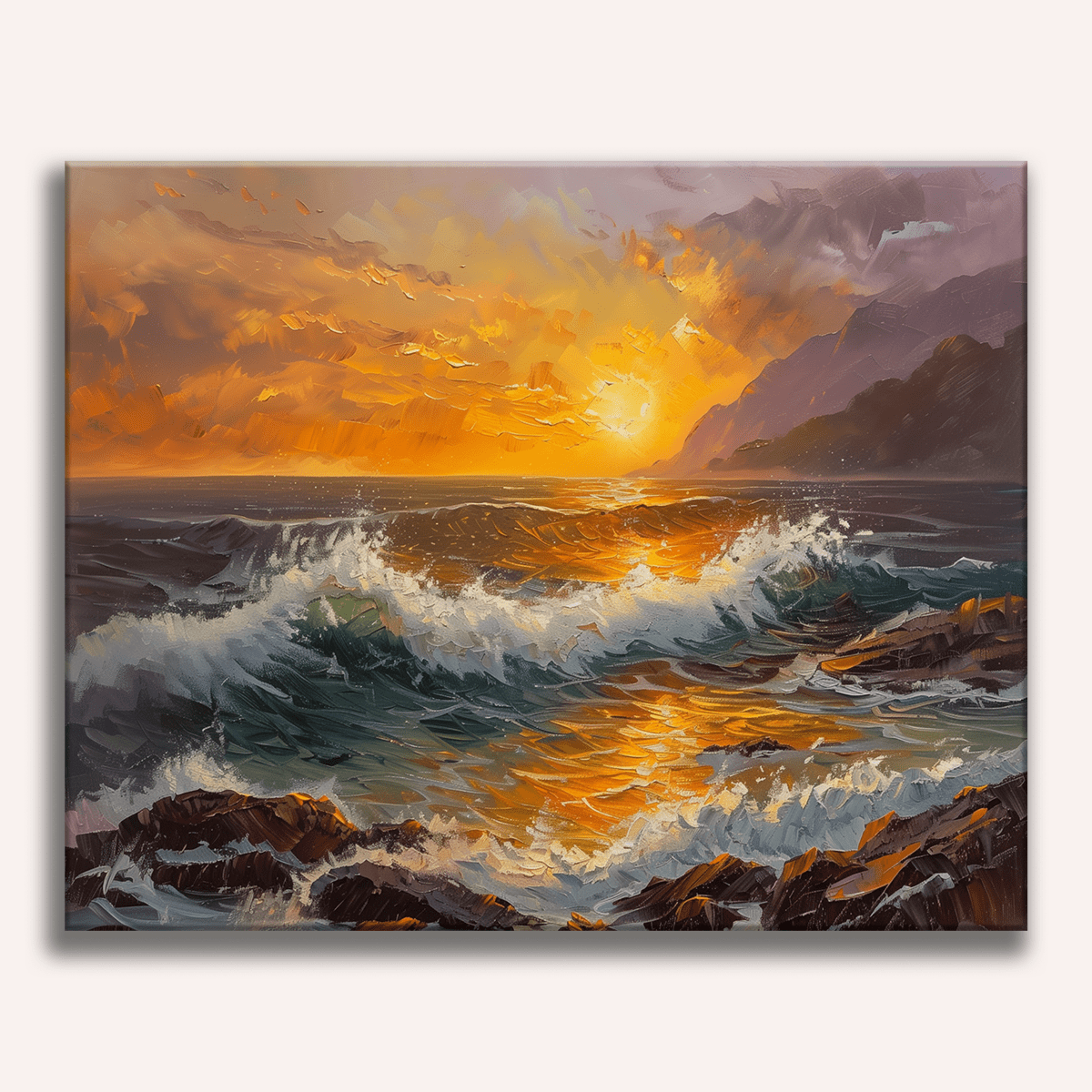 Heartwarming Sunset - Number Artist Diamond Painting Kits