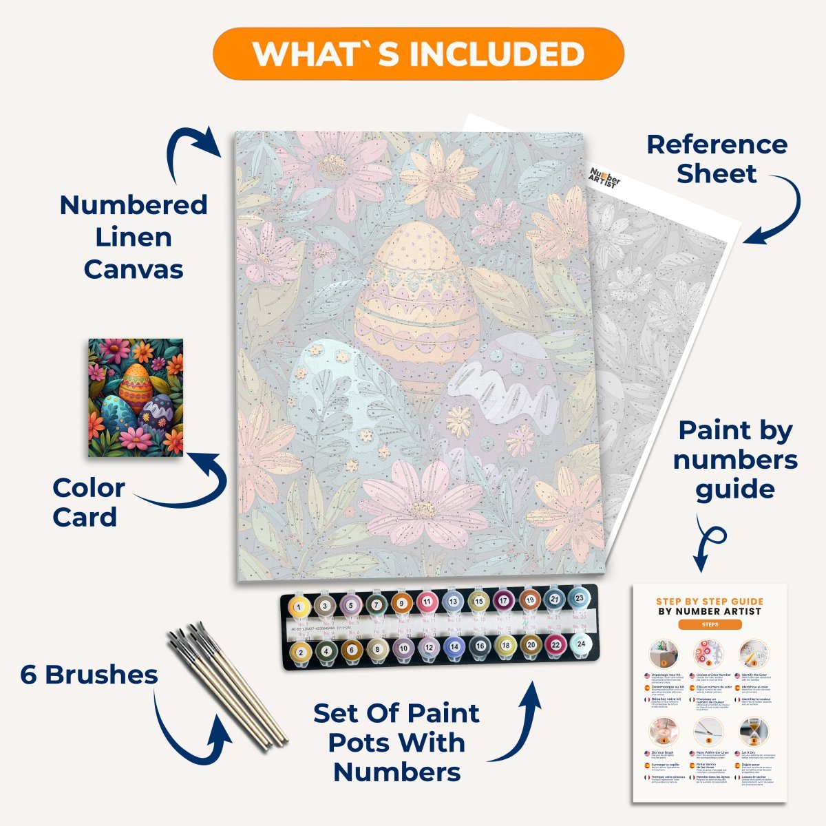Hidden Eggs - Number Artist Diamond Painting Kits