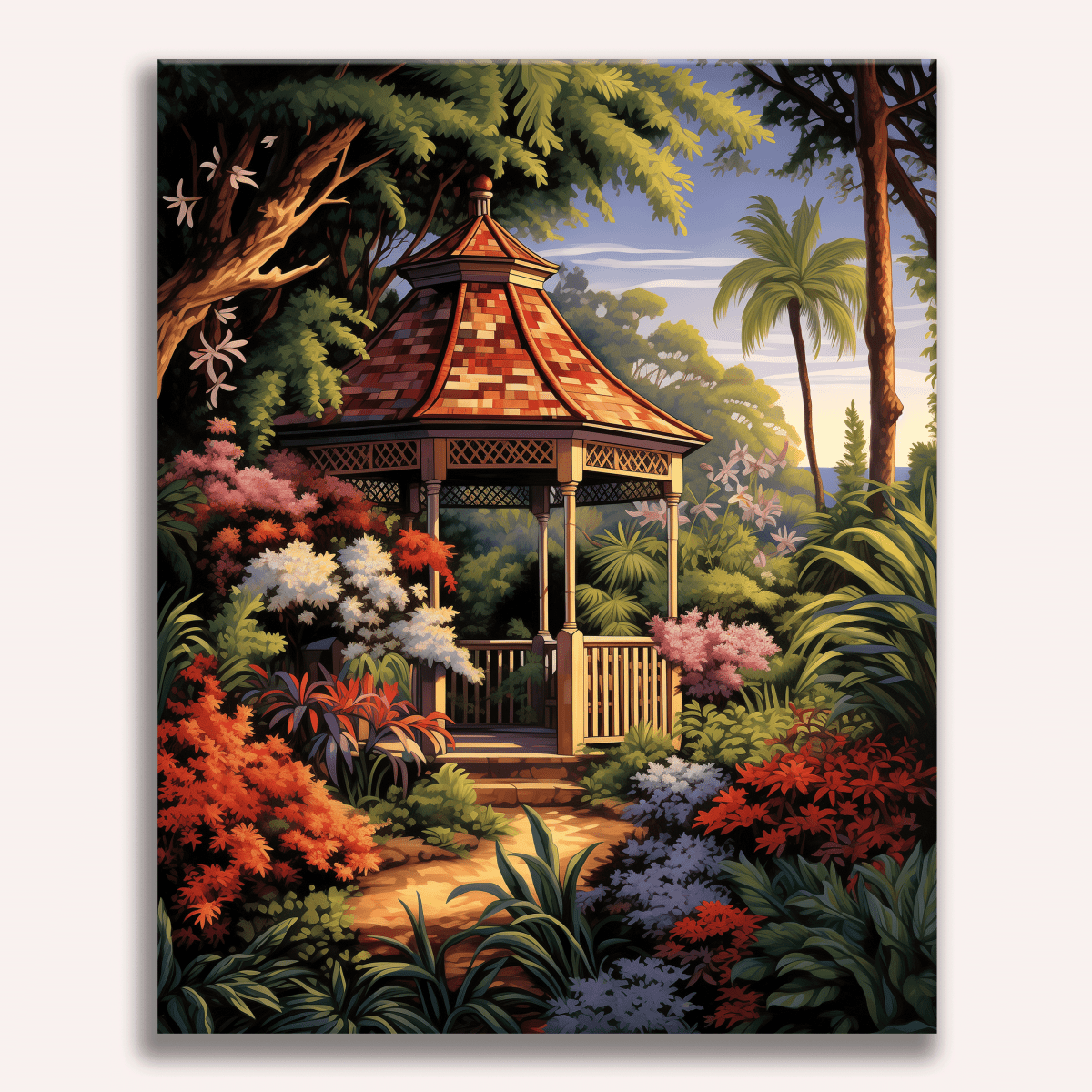 Hidden Gazebo - Number Artist Diamond Painting Kits