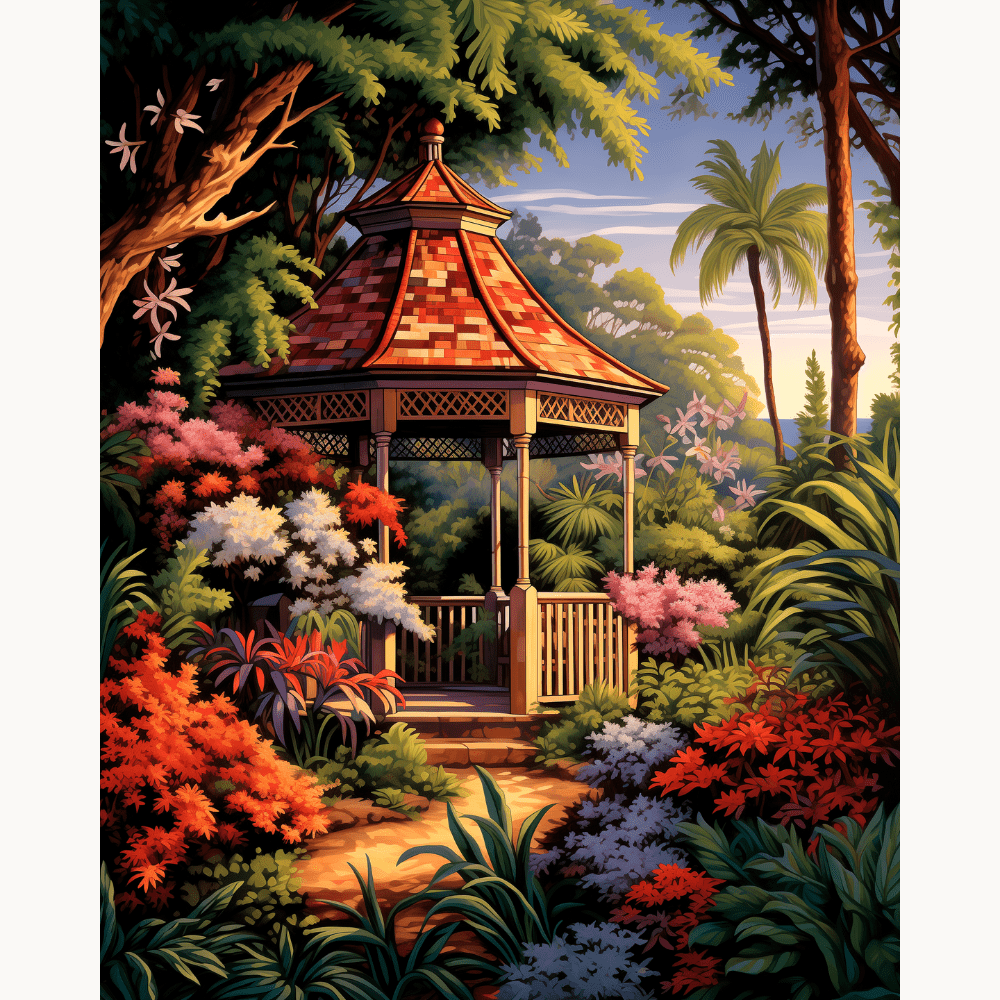 Hidden Gazebo - Number Artist Diamond Painting Kits