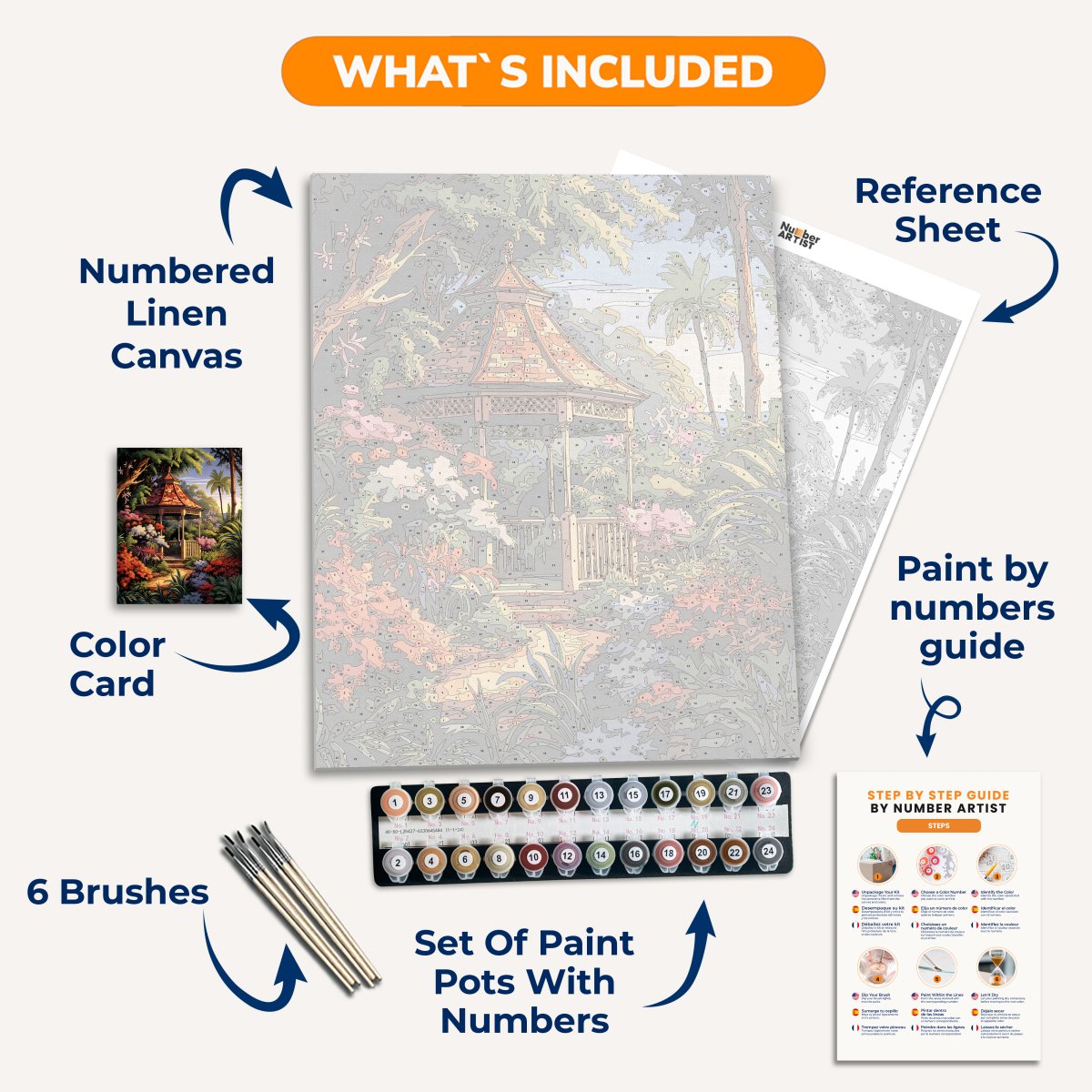 Hidden Gazebo - Number Artist Paint By Numbers Kits