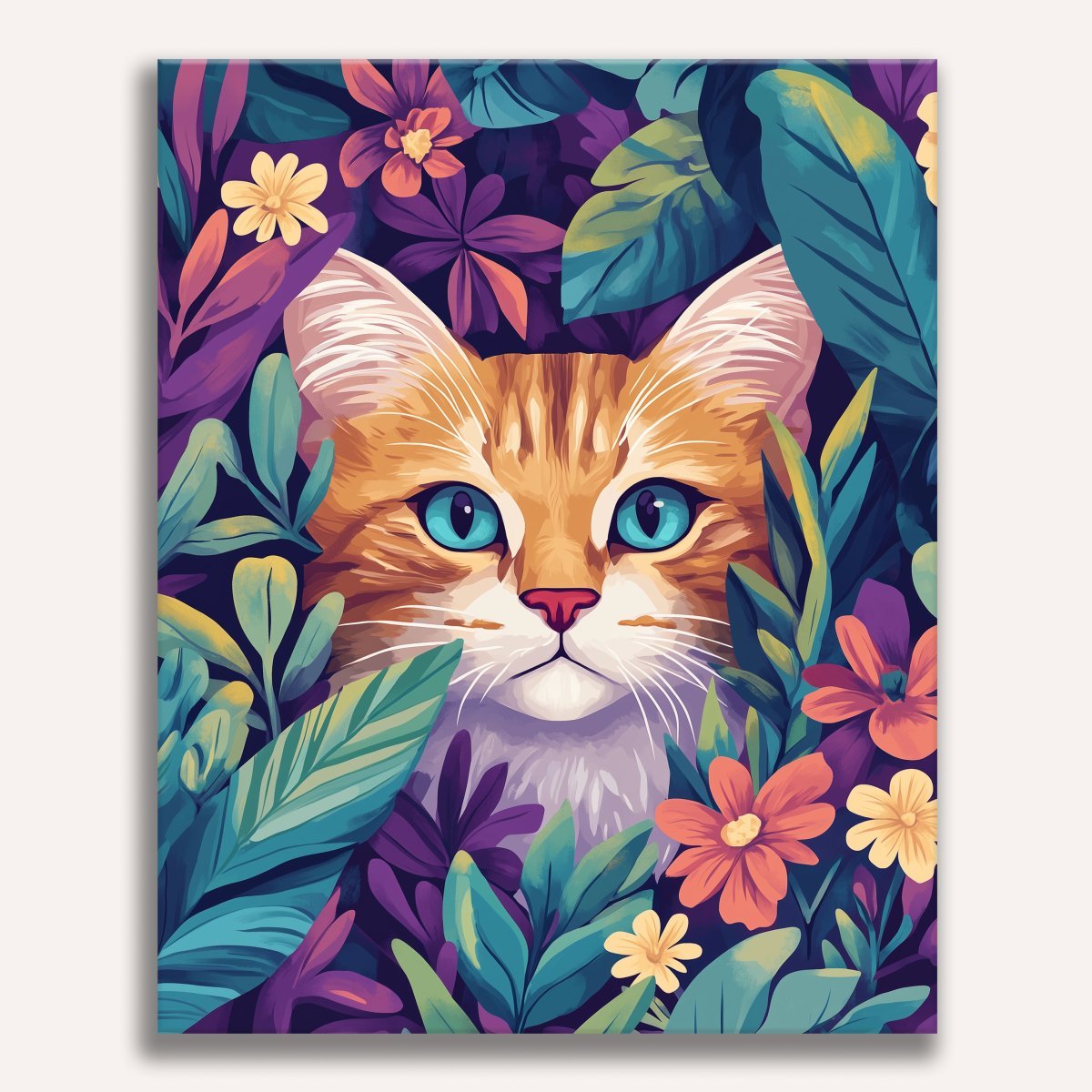 Hidden Kitty - Number Artist Diamond Painting Kits