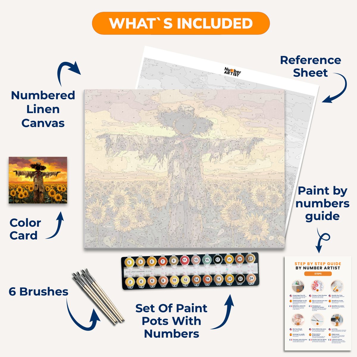 Hollow Scarecrow - Number Artist Paint By Numbers Kits