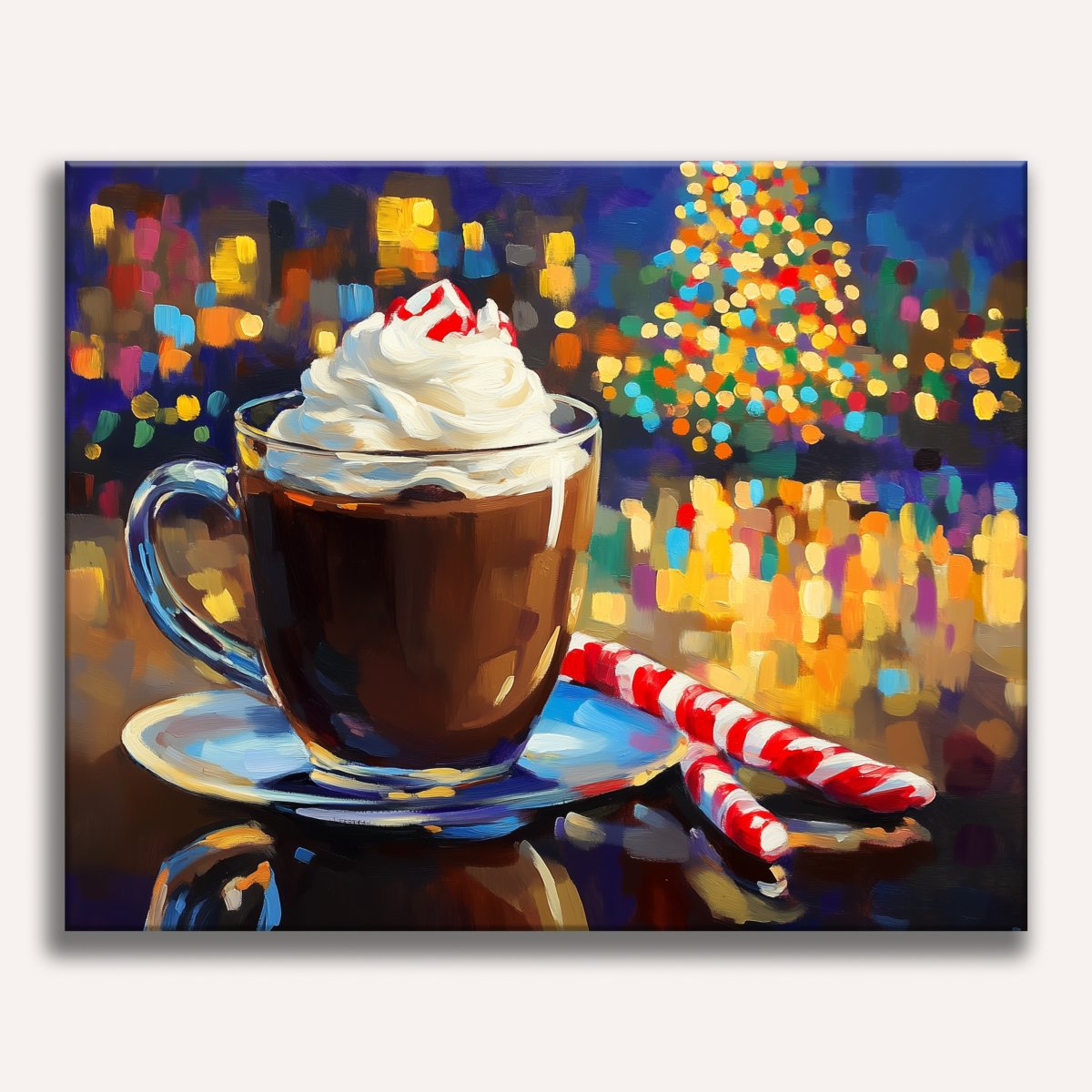 Hot Chocolate Winter - Number Artist Paint By Numbers Kits