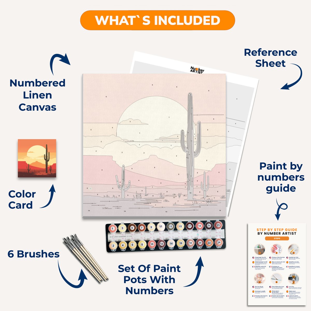 Hot West - Number Artist Paint By Numbers Kits