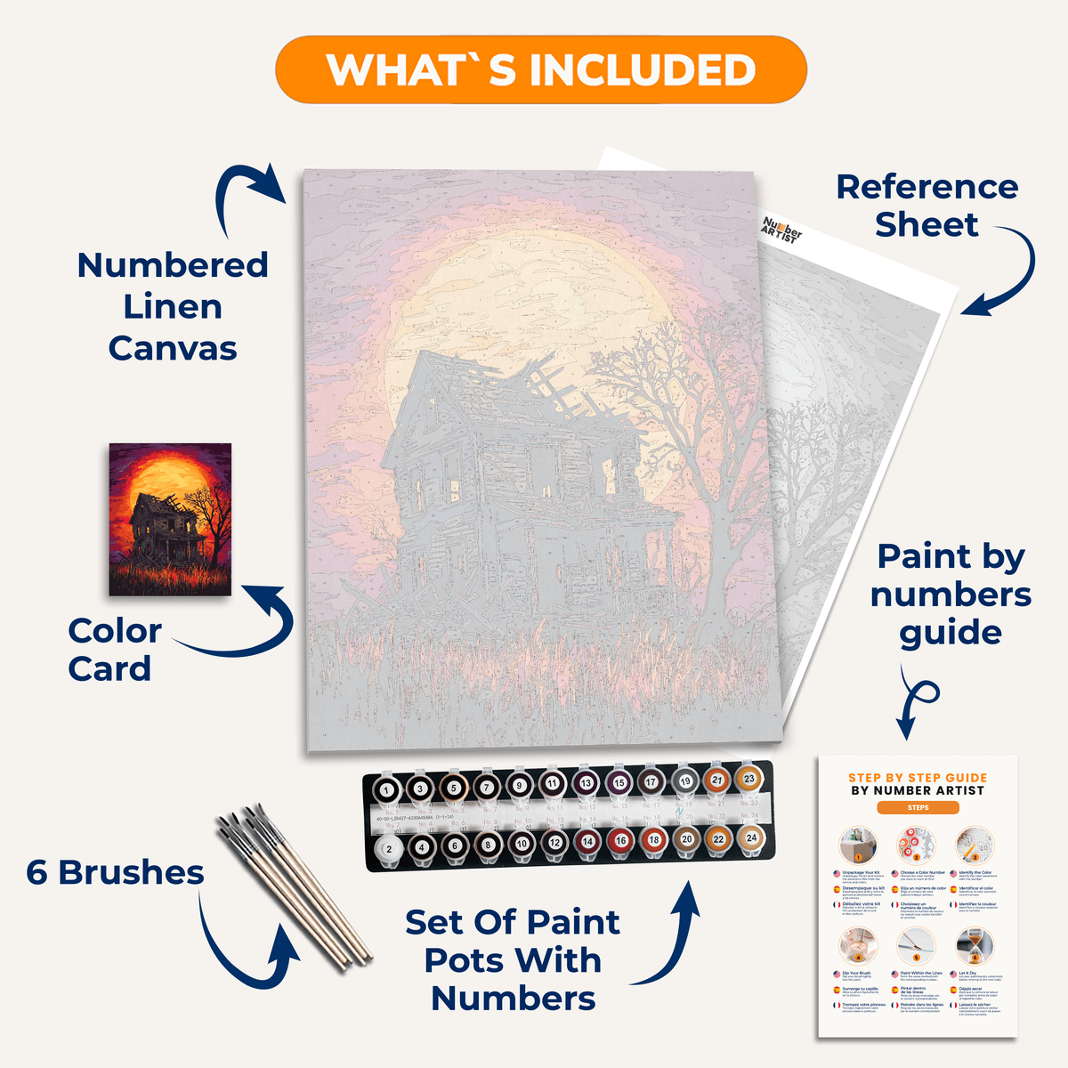 House of The Rising Sun - Number Artist Paint by Numbers Kits