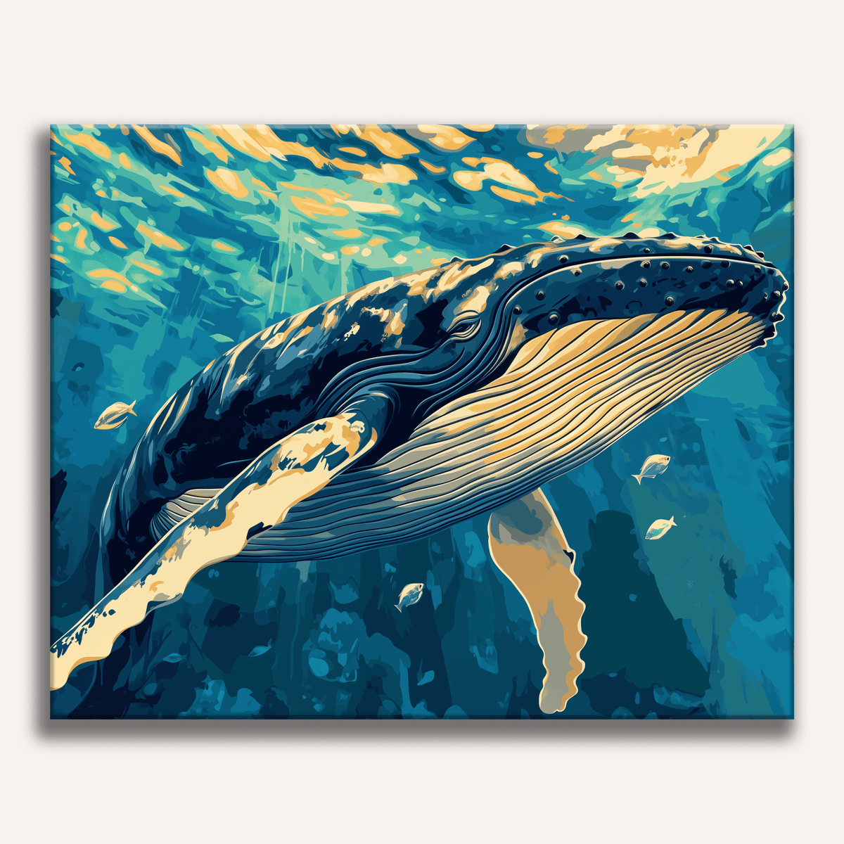 Humpback Whale - Number Artist Paint by Numbers Kits
