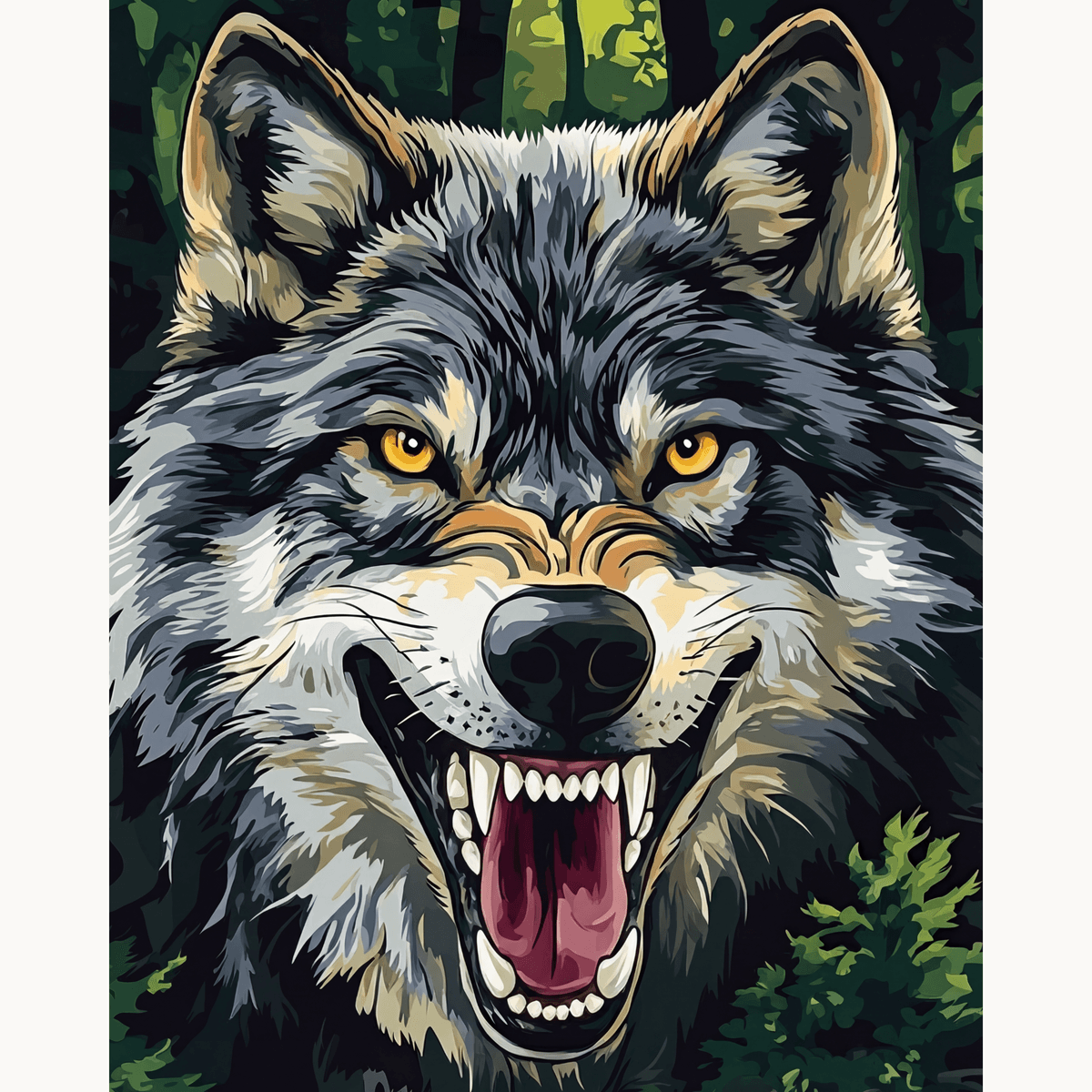 Hungry Like the Wolf - Number Artist Paint by Numbers Kits