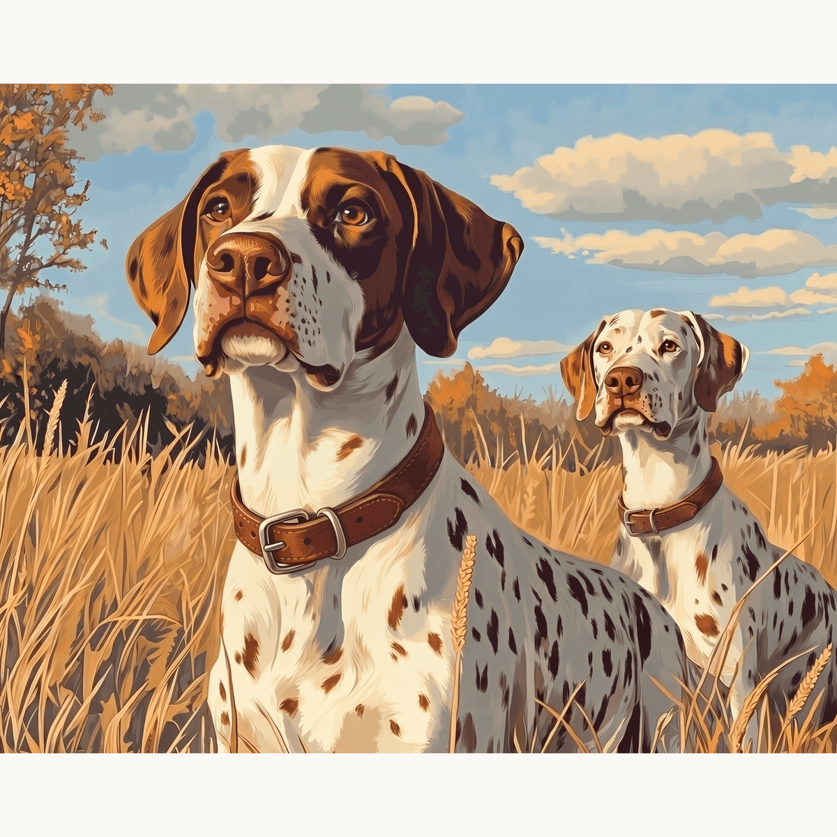 Hunting Dogs - Number Artist Paint by Numbers Kits