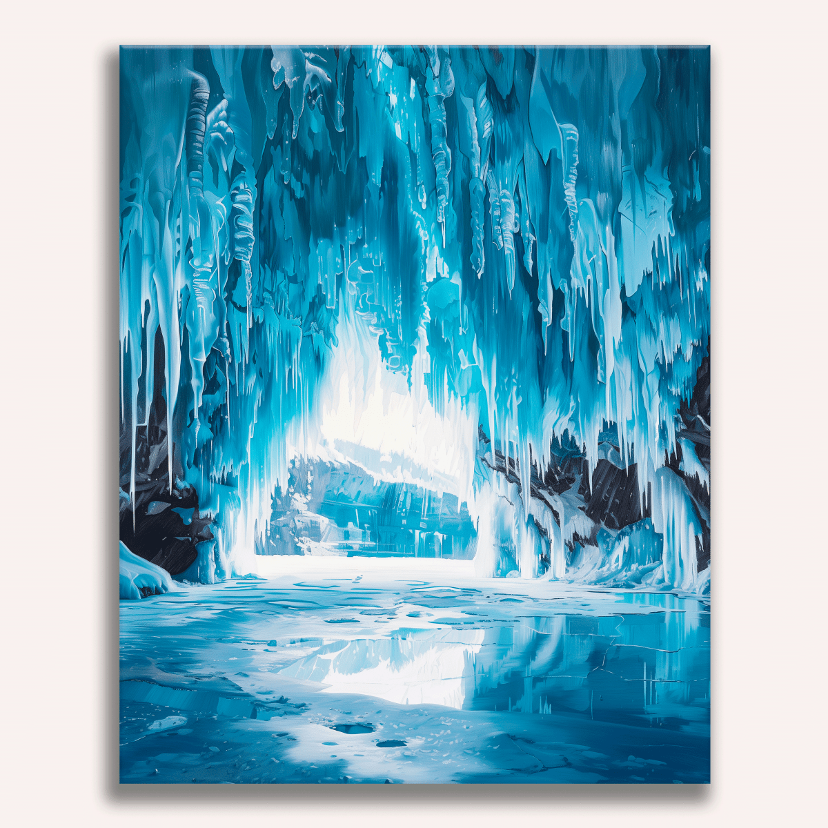 Ice Lair - Number Artist Diamond Painting Kits