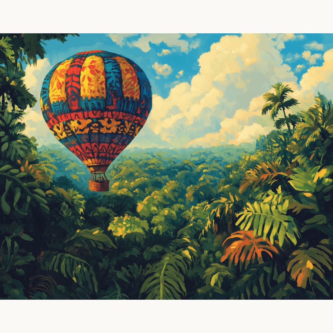 Jungle View - Number Artist Diamond Painting Kits