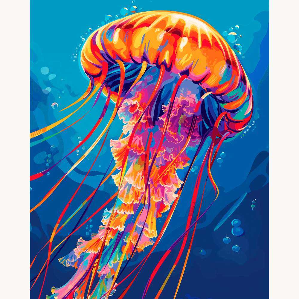 King of Jellyfish - Number Artist Diamond Painting Kits