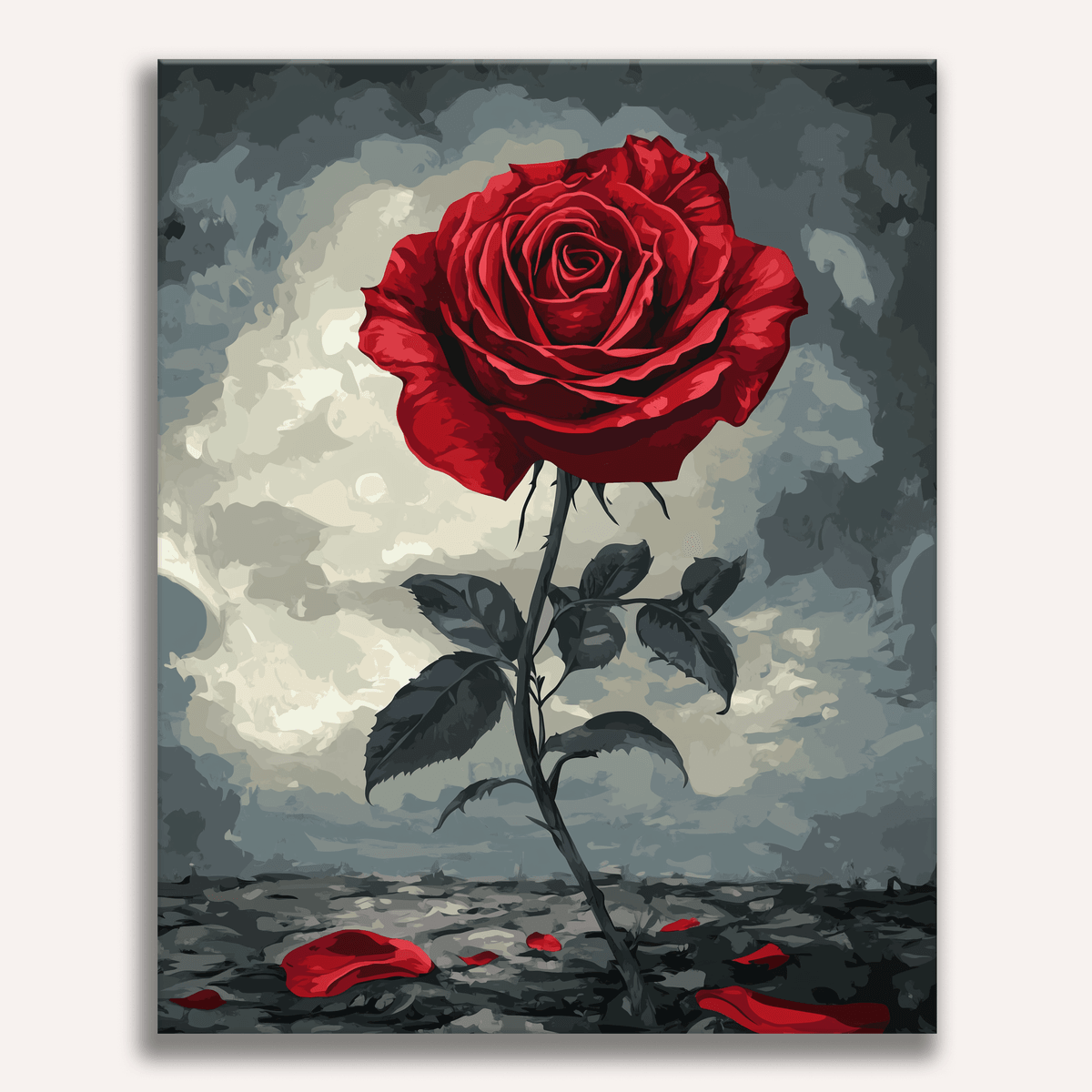 Kissed by a Rose - Number Artist Paint by Numbers Kits