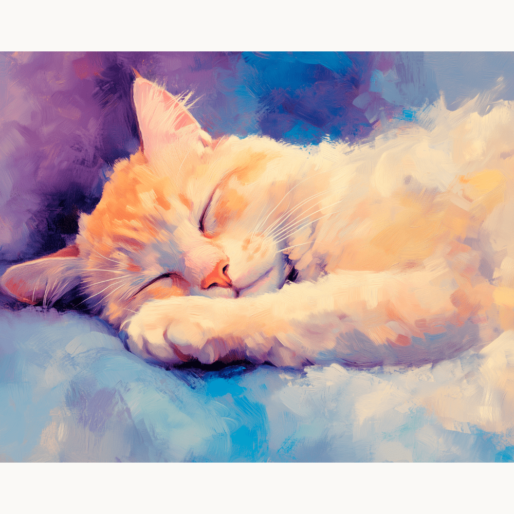 Kitty Dreams - Number Artist Diamond Painting Kits