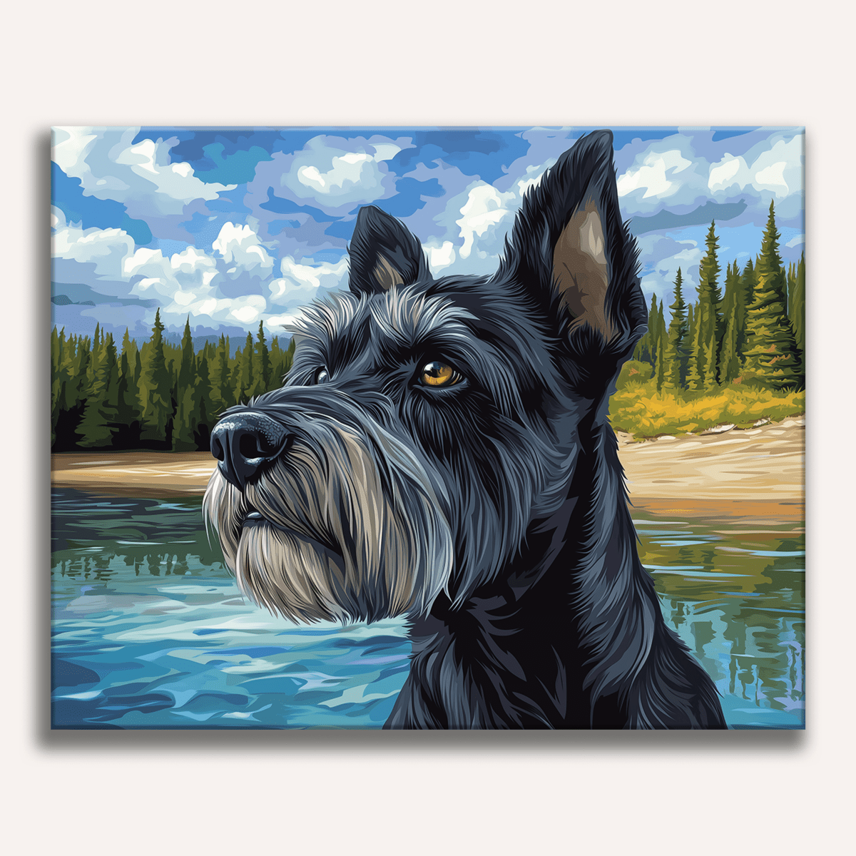 Lake Portrait Paint by Numbers Kit