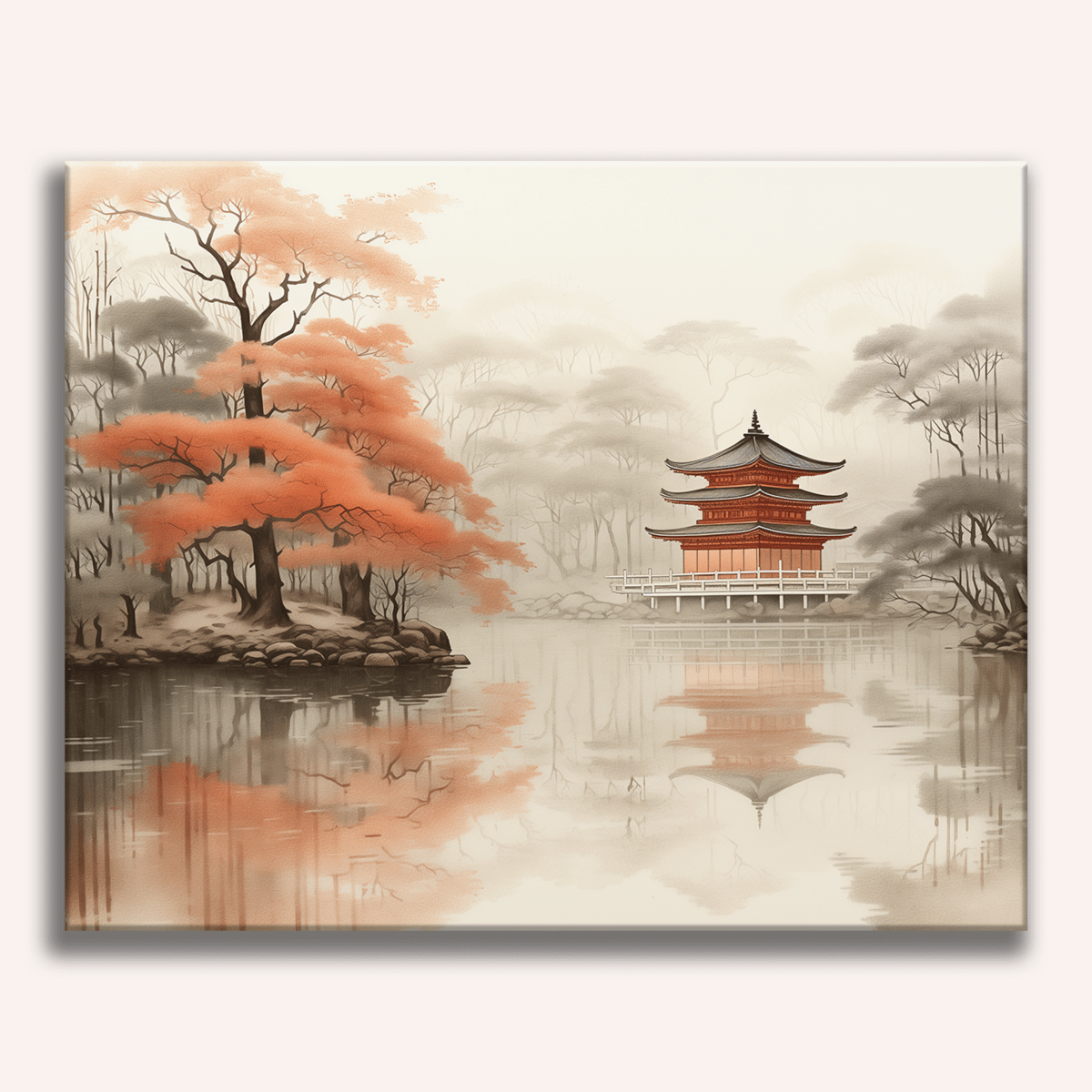 Lakeside Castle - Number Artist Diamond Painting Kits