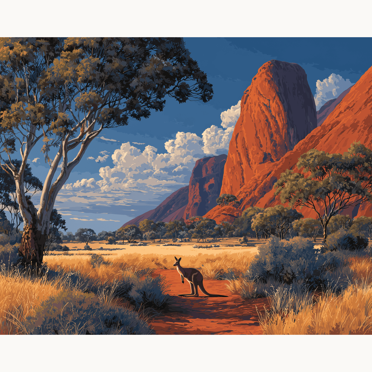 Land Down Under - Number Artist Paint by Numbers Kits