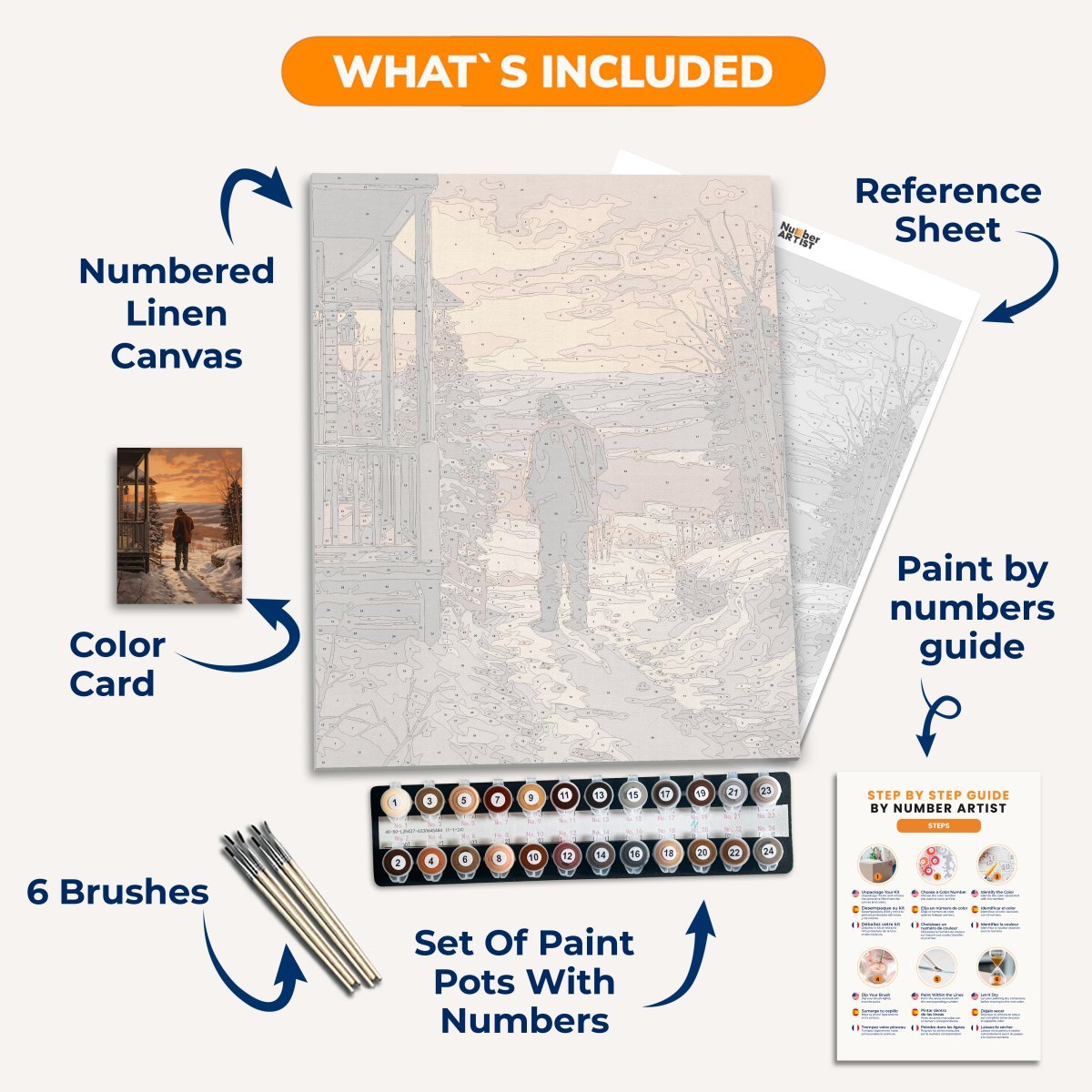 Late Winter - Number Artist Diamond Painting Kits