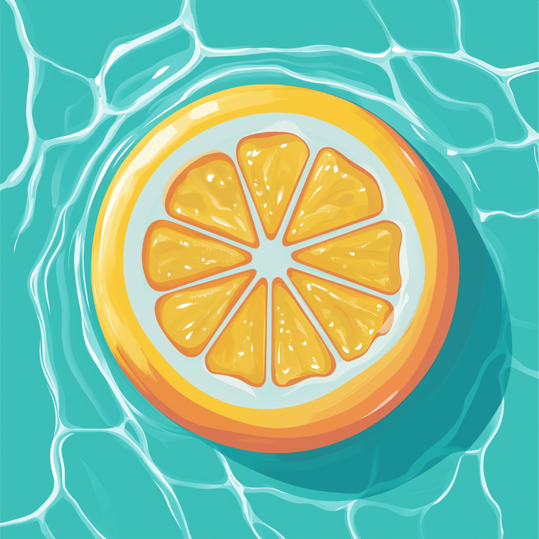 Lemon Float - Number Artist Diamond Painting Kits