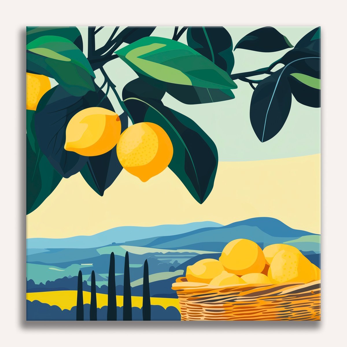 Lemon View - Number Artist Diamond Painting Kits
