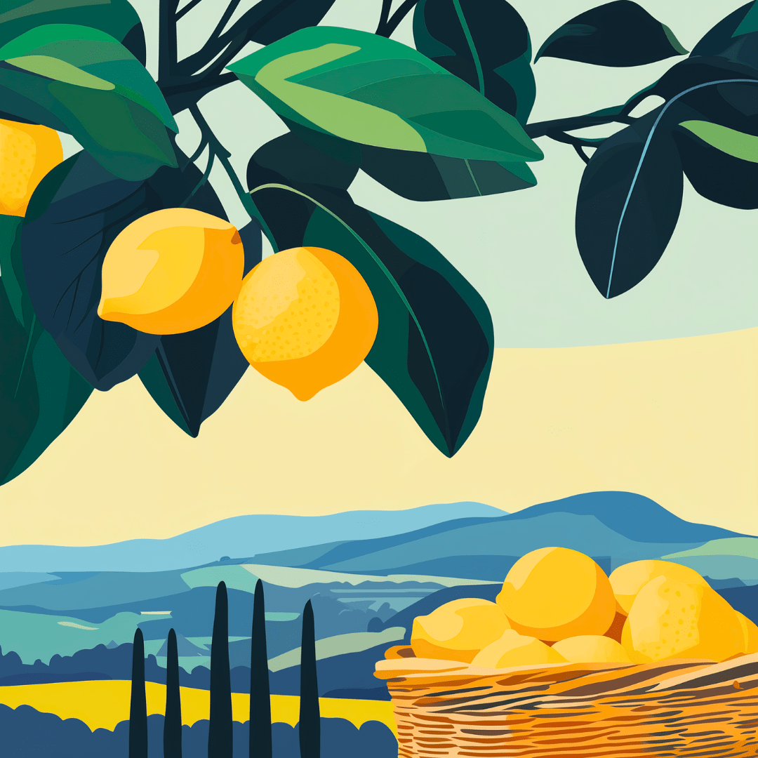 Lemon View - Number Artist Diamond Painting Kits