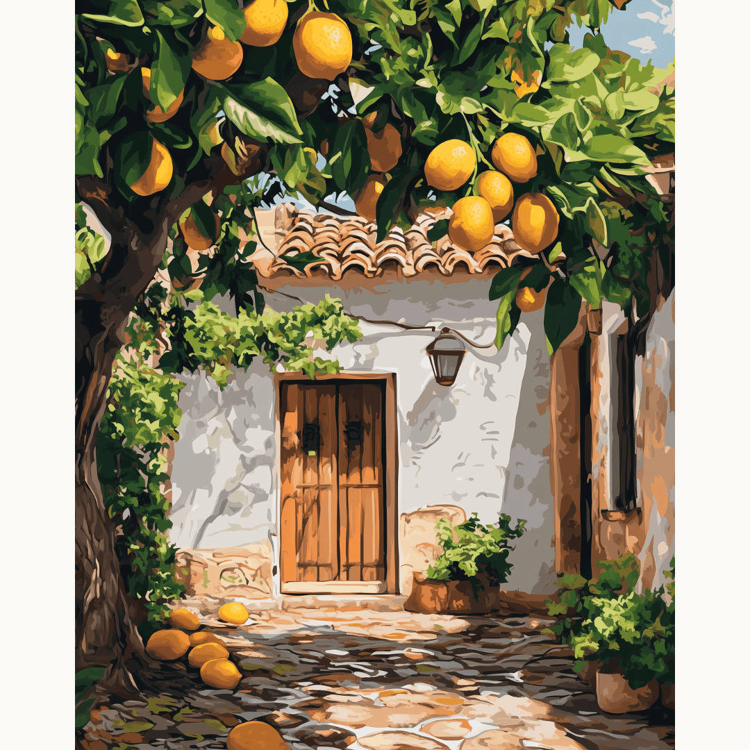 Lemon Yard - Number Artist Diamond Painting Kits