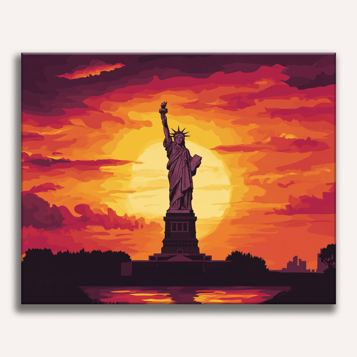 Liberty Sunset - Number Artist Paint by Numbers Kits