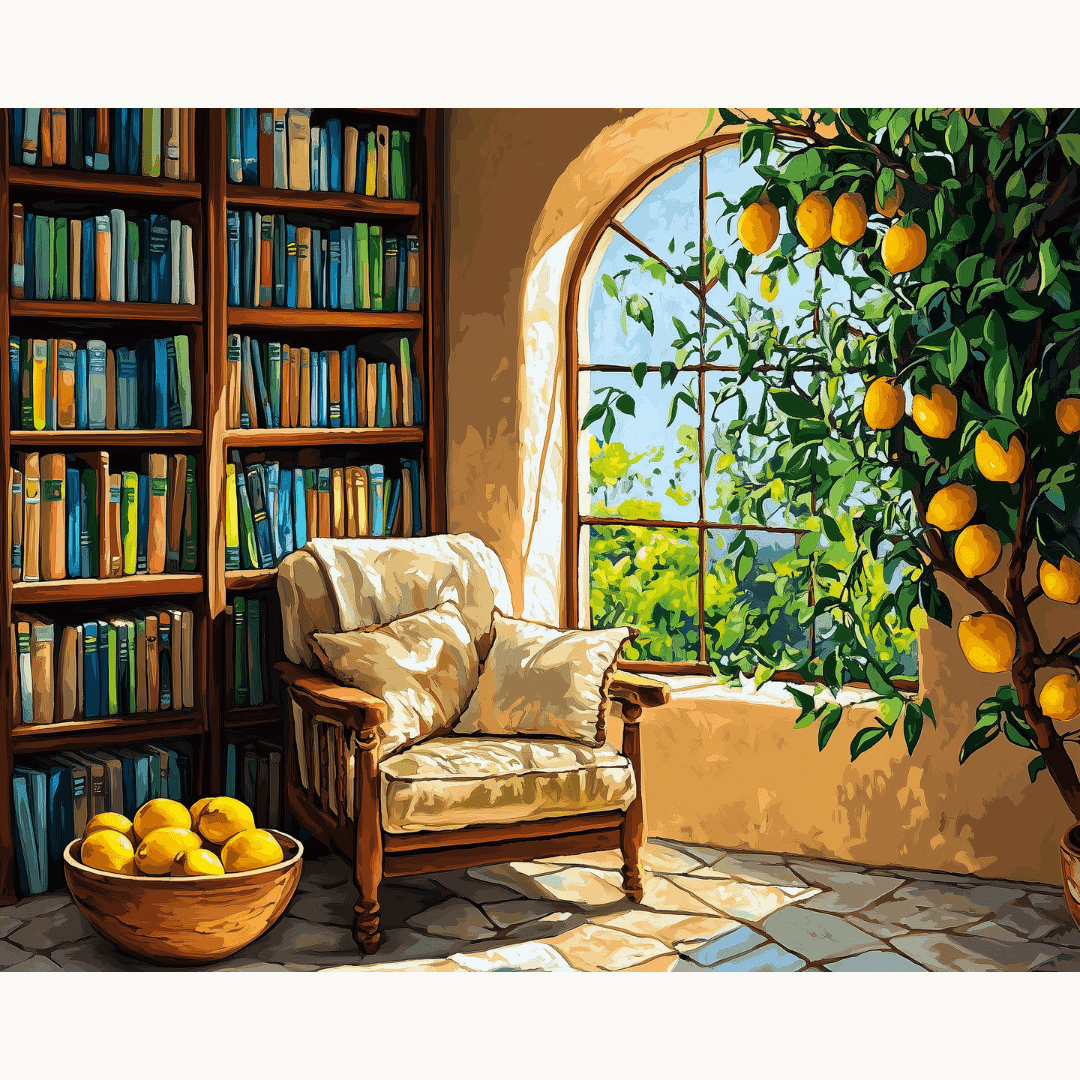 Library Citrus - Number Artist Diamond Painting Kits