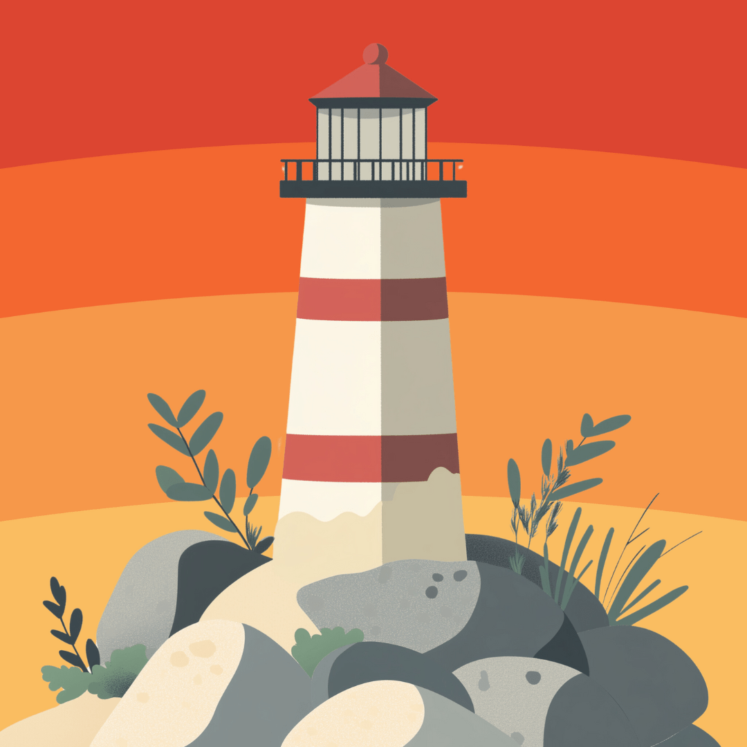 Lighthouse Sunset - Number Artist Diamond Painting Kits