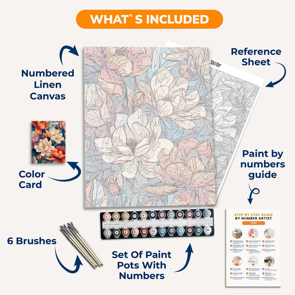 Limitless Bloom - Number Artist Diamond Painting Kits