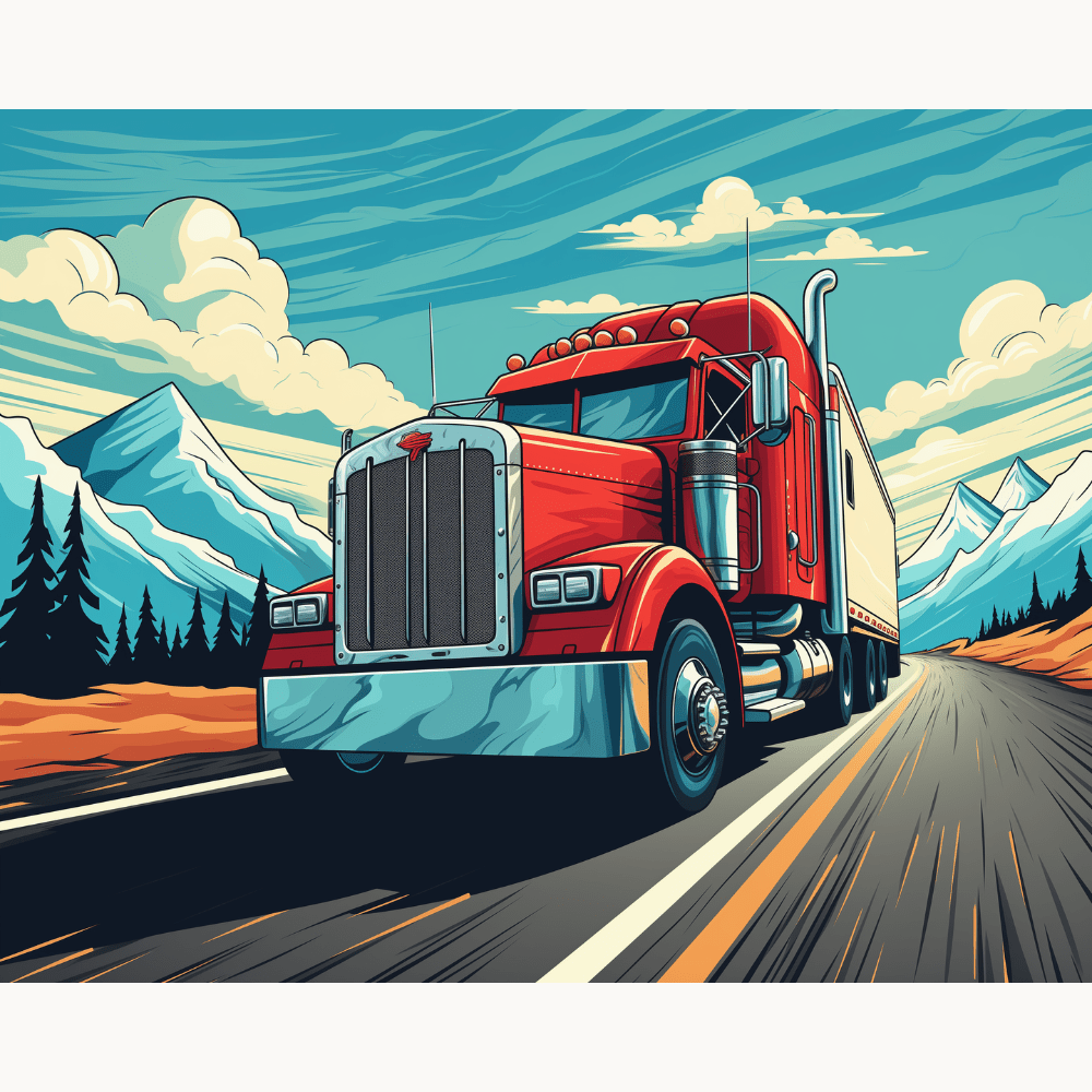 Long Road - Number Artist Diamond Painting Kits